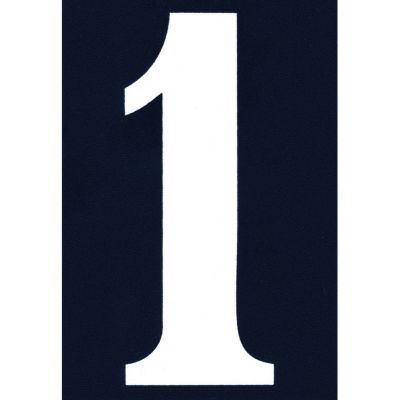Numéro de rue chiffre 1 adhésif