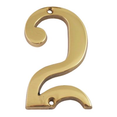 Numéro de rue Laiton 2