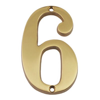 Numéro de rue Laiton 6