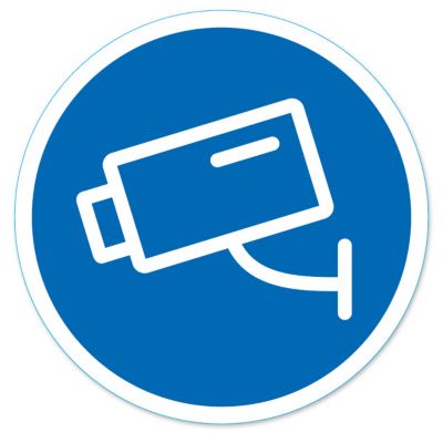 Disque de signalisation Surveillance Ø17