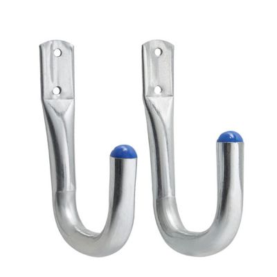 Crochet de rangement tube Mottez L. 8 cm zinc