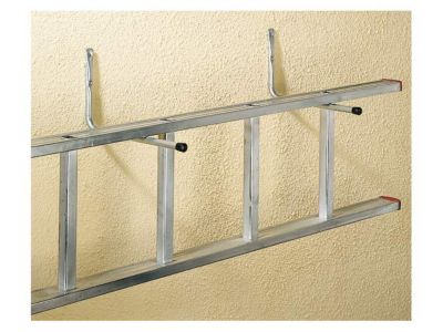 Crochet de rangement tube Mottez L. 20 cm zinc