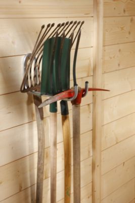 Support de rangement équerre double Mottez L. 35 cm acier