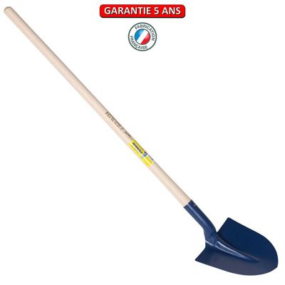 Outils Perrin Pelle à terre, fortification 29 cm emmanchée 1,10 m , pour le maçon et le BTP Marron - vue 3
