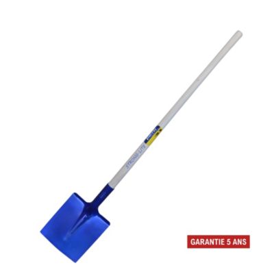 Perrin Pelle aluminium carrée - 25 cm - Strong-Lite manche bois PEFC Gris - vue 3