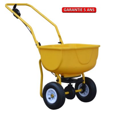 Perrin Epandeur à sel de 27L - roues gonflabes - vue 3