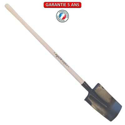 Perrin Bêche standard manche pomme 105cm- Bêche 28cm - Gris algue - vue 3