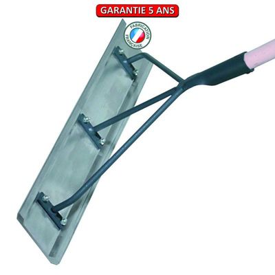 Perrin Racloir à enrobé 60 cm alu emmanché 1,30 m Gris - vue 3