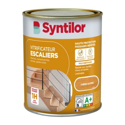 Vitrificateur Syntilor Escaliers chêne satin 0,75L