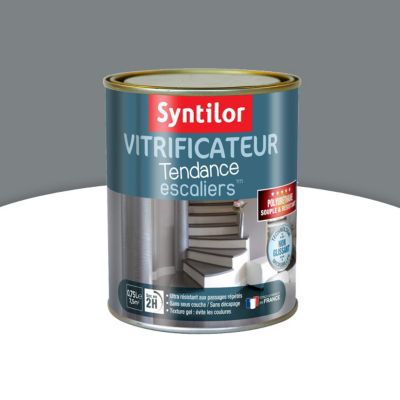 Vitrificateur escalier Syntilor Gris souris satin 750ml