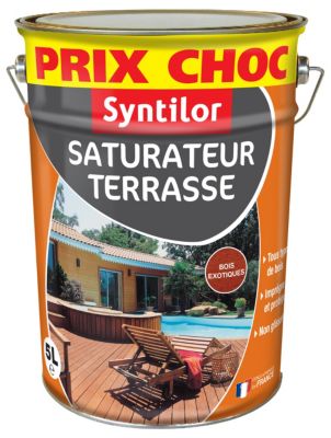 Saturateur extérieur bois s bois exotique Syntilor 5L