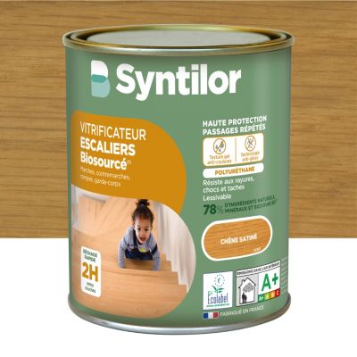 Vitrificateur escaliers Biosourcé Nature Protect Syntilor chêne satiné 0,75L