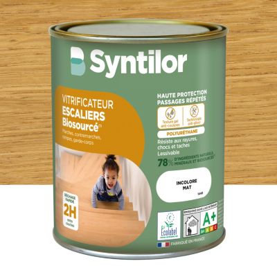 Vitrificateur escaliers Biosourcé Nature Protect Syntilor incolore mat 0,75L