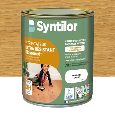 Vitrificateur Syntilor ultra résistant biosourcé Nature Protect incolore satiné 0,75L