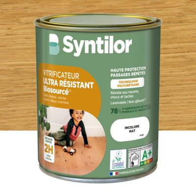 Vitrificateur Syntilor ultra résistant biosourcé Nature Protect incolore mat 0,75L