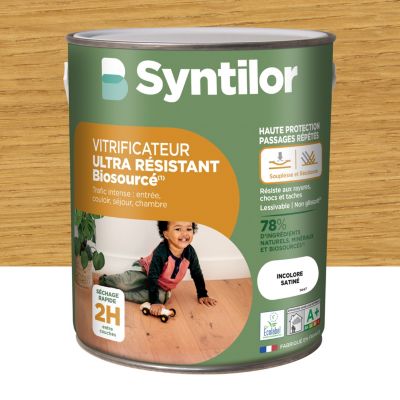 Vitrificateur Syntilor ultra résistant biosourcé Nature Protect incolore satiné 2,5L