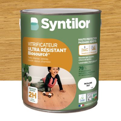 Vitrificateur Syntilor ultra résistant biosourcé Nature Protect incolore mat 2,5L