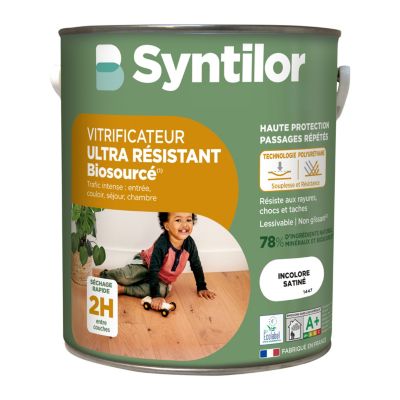 Vitrificateur Syntilor ultra résistant Biosourcé incolore satiné