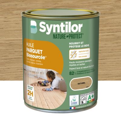 Huile Parquet Syntilor biosourcée Nature Protect naturel 1L