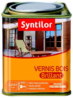 Vernis extérieur BSC Ton chêne clair Brillant Syntilor - 0.25 L