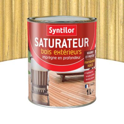 Saturateur extérieur bois s incolore Syntilor 1L