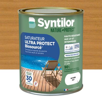 Saturateur extérieur bois Nature Protect Syntilor 0,75L Mat Naturel