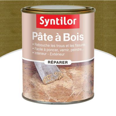 Pâte à bois Chêne moyen 250g Syntilor