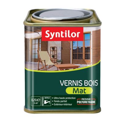 Vernis extérieur BSC Ton chêne moyen Mat Syntilor - 0.25 L