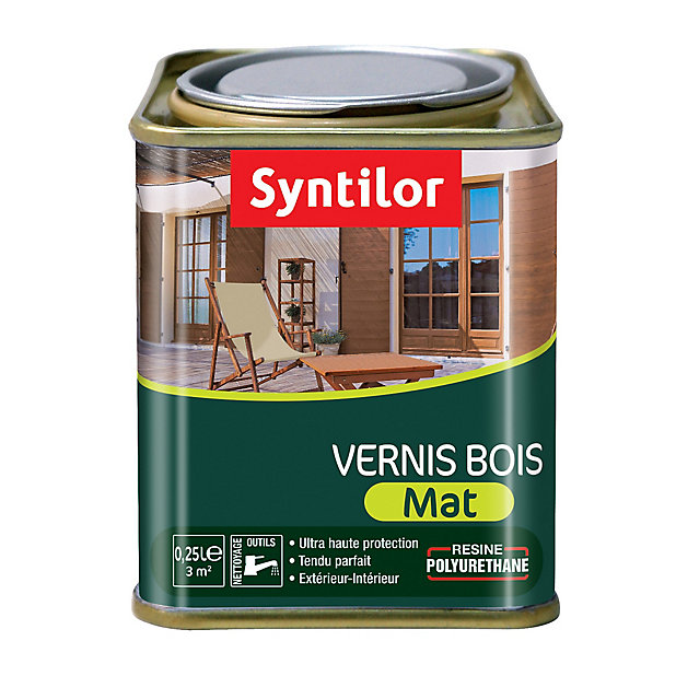 SYNTILOR Vernis bois 1L satin chêne moyen SYNTILOR Vernis bois 1L satin chêne moyen