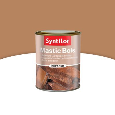 Mastic Bois teinte foncé Syntilor 250g
