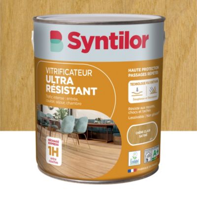 Vitrificateur ultra résistant Syntilor chêne clair satiné 2,5L