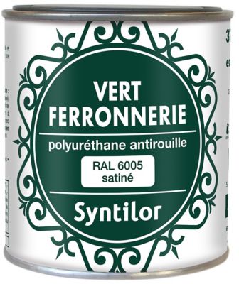 Peinture extérieure fer antirouille vert satiné Syntilor 375ml
