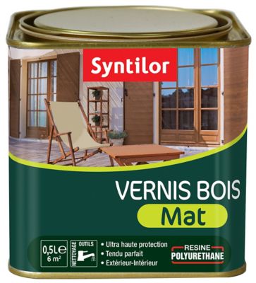 Vernis extérieur BSC Ton chêne foncé Mat Syntilor - 0.5 L