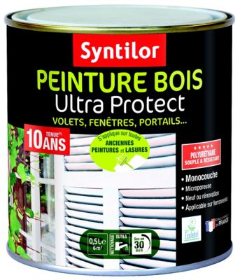 Peinture Bois Syntilor Ultra Protect Gris Clair 0 5l Castorama