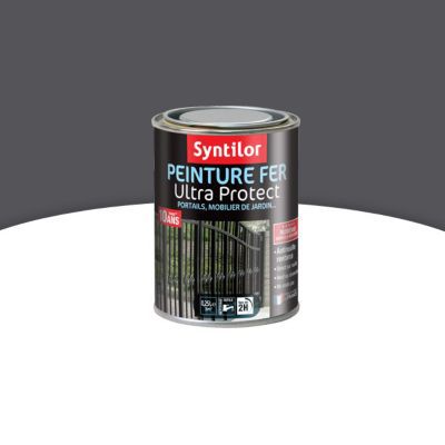 Peinture fer Syntilor Ultra Protect gris ardoise 0,25L ...