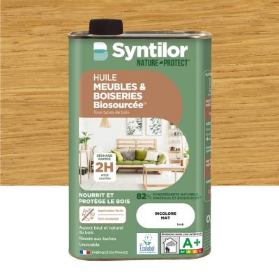 Huile meuble Biosourcée Syntilor incolore