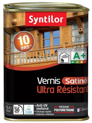 Vernis extérieur Aquaréthane Incolore Syntilor - 1 L