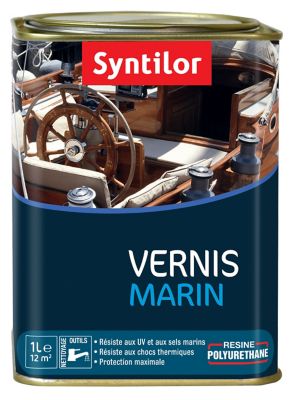 Vernis extérieur marin Incolore Brillant Syntilor - 1 L
