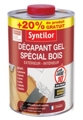 Décapant gel spécial bois Syntilor 1L + 20% gratuit