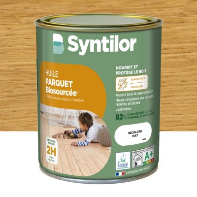 Huile parquet Syntilor Biosourcée incolore