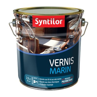 Vernis extérieur marin Incolore Brillant Syntilor - 2.5 L