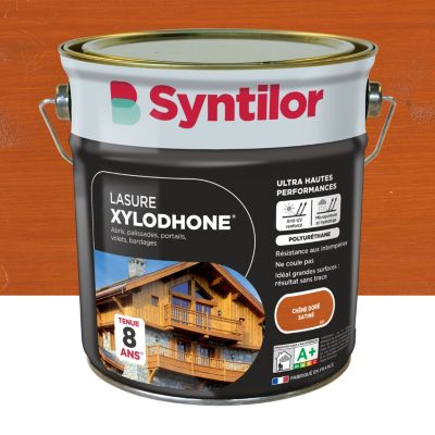 Lasure extérieure Syntilor Xylodhone Ultra Hautes PerFormances chêne doré satin 2,5L