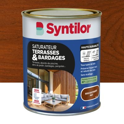 Saturateur terrasses & bardages Syntilor mat bois exotiques 750ml