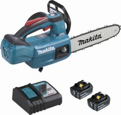Tronçonneuse d'élagage 18V LXT 25 cm Makita DUC254 Avec 2 batteries 5.0Ah et 1 chargeur rapide DC18RC DUC254RT2 - vue 2