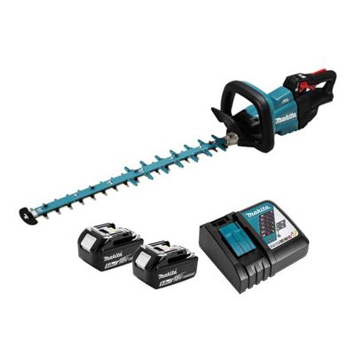 Taille haie MAKITA 18V 2 batteries 5.0Ah BL1850B 1 chargeur rapide DC18RC DUH602RT2 - vue 3