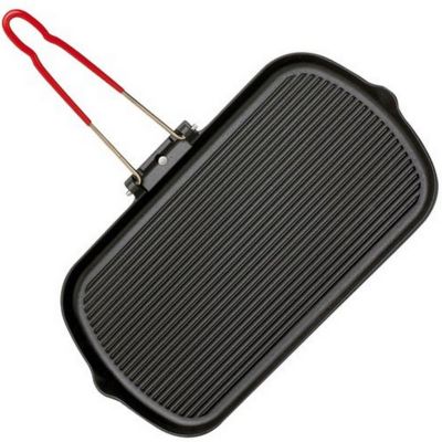 Invicta Grill rectangulaire 37 x 22 cm en fonte Noir - vue 5