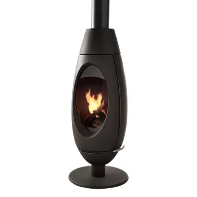 Poêle à bois en fonte Invicta Ove 10kW 120m²