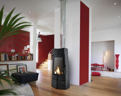 Poêle à bois en fonte Invicta Chamane 10kW 120m²