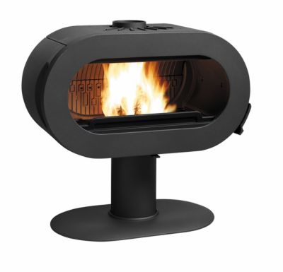 Poêle à bois en fonte Invicta Fifty plus pied 10kW - Invicta