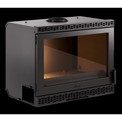 Insert à bûches INVICTA Sirocco convection naturemme 8 KW En fonte Bûches 58 cm max - vue 2